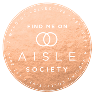 Das Logo von Aisle Society Wedding Collective