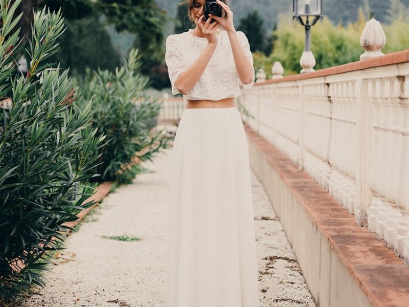 Zweiteiler für Hochzeit - eine stilvolle Alternativen zum Brautkleid!